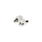 EFB Keystone Einbauadapter Cinch wei, weier Ring