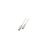 EFB Maus -Tastatur Verlngerungskabel, 2x PS 2, St.-Bu., 5,0m, beige