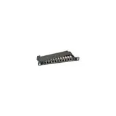 EFB Mini-Patchpanel STP 12xRJ45 Cat.6A, 10 0,5HE, RAL7035 grau