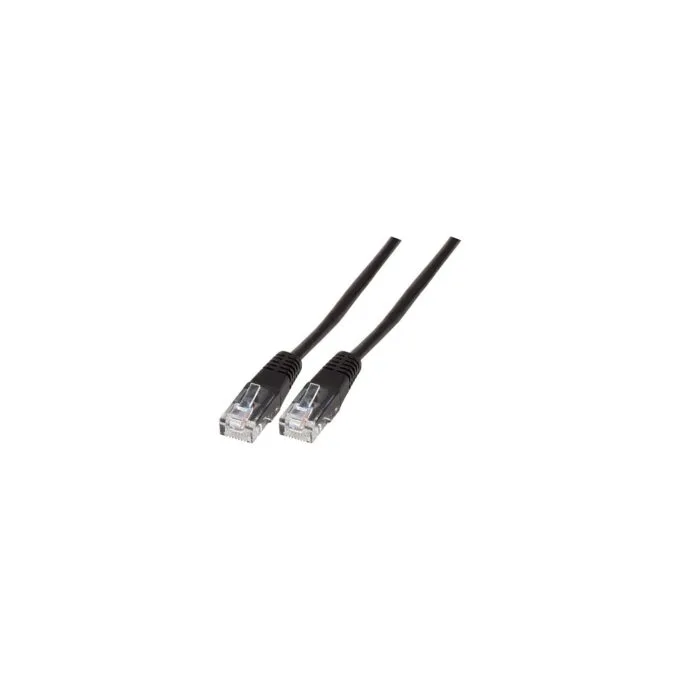 EFB Modularkabel RJ45 (8 4) - RJ45 (8 4), vergossen, schwarz, 0,5 m — image 1