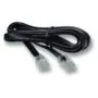 EFB Modularkabel schwarz, 2 x RJ10 (4 4) Stecker, 1:1, 15,0 m