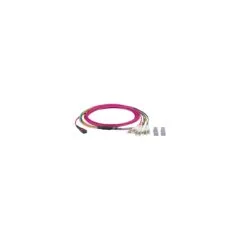 EFB MTP(F)-LC Trunkkabel OM4 8 Fasern Typ B LSZH erika-violett 3m