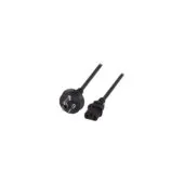 EFB Netzkabel Australien AS3112 - C13 180°,sw,1.8m,3x0.75mm