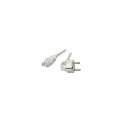 EFB Netzkabel Schutzkontakt 90°-C13 180°.grau.3.0m.3x1.00m