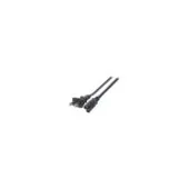 EFB Netzkabel USA NEMA 5-15P-C7 180°,sw,1.8m,SPT-2 AWG18x2C