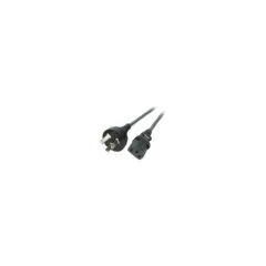 EFB Netzleitung China - C13 180°, schwarz, 1.8 m, 3 x 0.75m