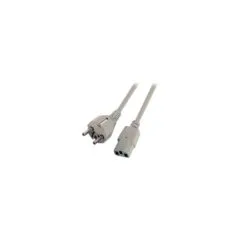EFB Netzleitung Schutzkontakt 180 - C13 180 grau, 5,0 m, 3 x 1,00 mm