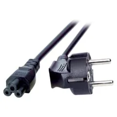 EFB Netzleitung Schutzkontakt 90 - C5 180, schwarz, 1,8 m, 3 x 0,75 mm
