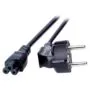 EFB Netzleitung Schutzkontakt 90 - C5 180, schwarz, 1,8 m, 3 x 0,75 mm