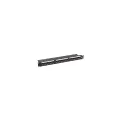 EFB Patchpanel Cat.6,UTP 19' 1HE 24xRJ45 schwarz