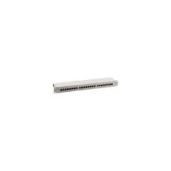 EFB Patchpanel STP 24xRJ45 Cat.6A, 19 1HE, RAL7035 grau
