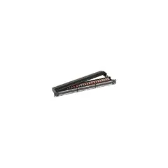 EFB Patchpanel STP 24xRJ45 Cat.6A Class EA, 19 1HE, RAL9005 schwarz