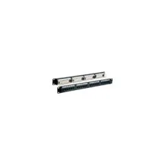 EFB Patchpanel UTP 24xRJ45 Cat.6, 19 1HE, ,180, RAL9005 schwarz