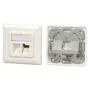 EFB Rahmenset 2-Port, für Keystones, DIN49075, weiß