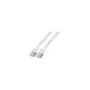 EFB RJ45 Flachpatchkabel U FTP Cat.6A PVC 0.50m weiß