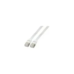 EFB RJ45 Flachpatchkabel U FTP Cat.6A PVC 1.50m weiß