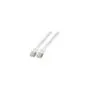 EFB RJ45 Flachpatchkabel U FTP. Cat.6A. PVC. 1m. weiß