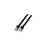 EFB RJ45 Flachpatchkabel U FTP Cat.6A PVC 2.00m schwarz