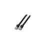 EFB RJ45 Flachpatchkabel U FTP Cat.6A PVC 3.00m schwarz