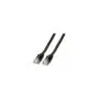EFB RJ45 Flachpatchkabel U UTP. Cat.6A. PVC. 0.25m. schwarz