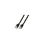 EFB RJ45 Flachpatchkabel U UTP. Cat.6A. PVC. 5m. schwarz