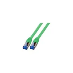 EFB RJ45 Patchk. S FTP Cat.6A Cat7 TPE superflex 0.15m grün