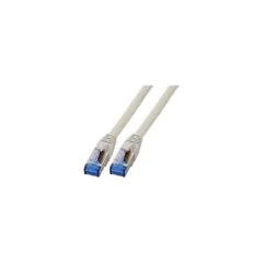 EFB RJ45 Patchk. S FTP Cat.6A Cat7 TPE superflex 10.00m grau