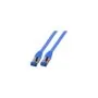 EFB RJ45 Patchk. S FTP Cat.6A Cat7 TPE superflex 30.00m blau