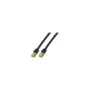 EFB RJ45 Patchk. S FTP Cat.6A LSZH Cat.7 Rohk. 15.00m schwar
