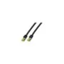 EFB RJ45 Patchk. S FTP Cat.6A LSZH Cat.7 Rohk. 25.00m schwar