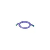 EFB RJ45 Patchk. S FTP Cat.6A LSZH Cat.7 Rohk. 5.00m violet