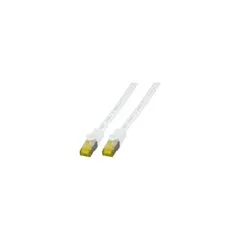 EFB RJ45 Patchk. S FTP Cat.6A LSZH Cat.7 Rohk. 7.50m weiß