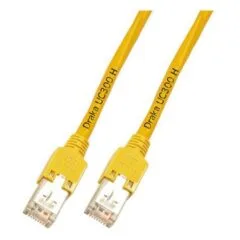 EFB RJ45 Patchkabel Cat.5e F UTP LSZH Draka UC300 TM11 gelb 0,15m