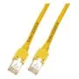 EFB RJ45 Patchkabel Cat.5e F UTP LSZH Draka UC300 TM11 gelb 0,15m
