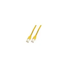 EFB RJ45 Patchkabel Cat.5e F UTP LSZH Draka UC300 TM11 gelb 0,5m