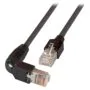 EFB RJ45 Patchkabel Cat.5e S UTP PVC TM11 1x90 schwarz 0,25m