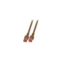 EFB RJ45 Patchkabel Cat.6 S FTP LSZH braun 0,15m