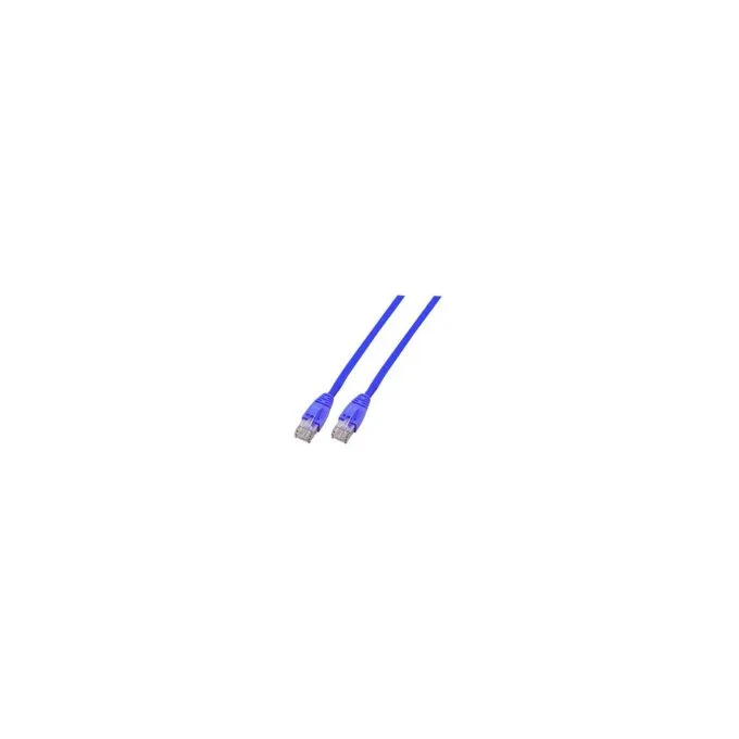 EFB RJ45 Patchkabel Cat.6 U UTP LSZH CCA blau 1m — image 1