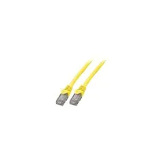 EFB RJ45 Patchkabel Cat.6 U UTP LSZH CCA gelb 7,5m