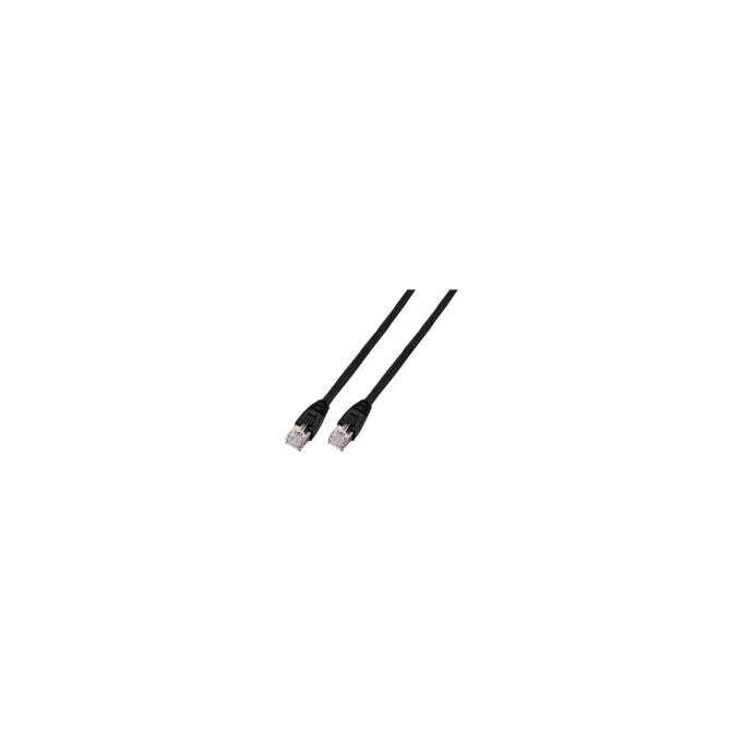 EFB RJ45 Patchkabel Cat.6 U UTP LSZH CCA schwarz 2m — image 1