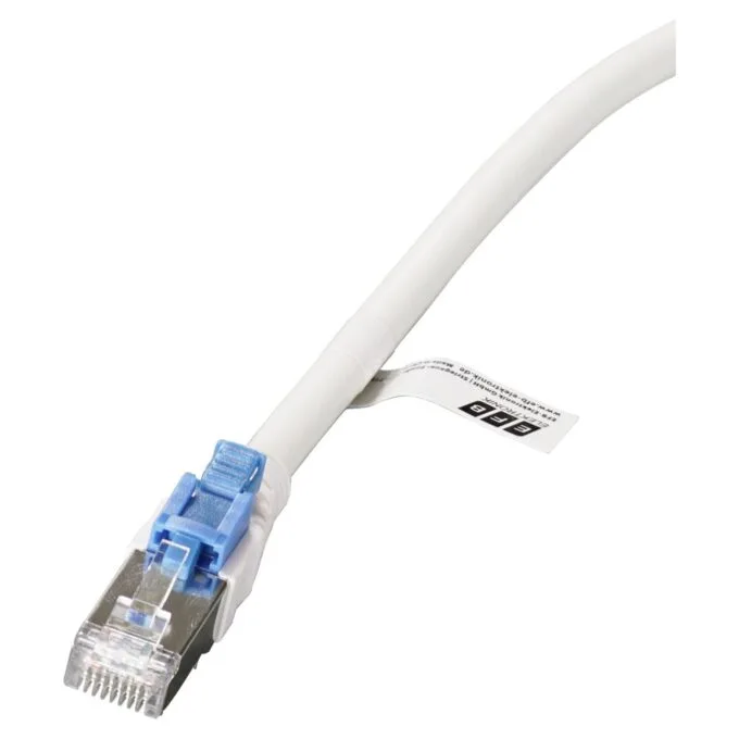 EFB RJ45 Patchkabel Cat.6A S FTP LSZH BC AWG26 abschliebar wei 0,5m — image 3