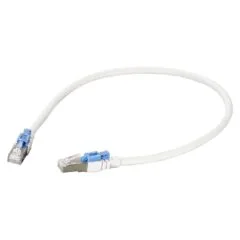 EFB RJ45 Patchkabel Cat.6A S FTP LSZH BC AWG26 abschliebar wei 0,5m