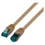 EFB RJ45 Patchkabel Cat.6A S FTP LSZH braun 0,15m