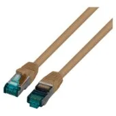 EFB RJ45 Patchkabel Cat.6A S FTP LSZH braun 15m