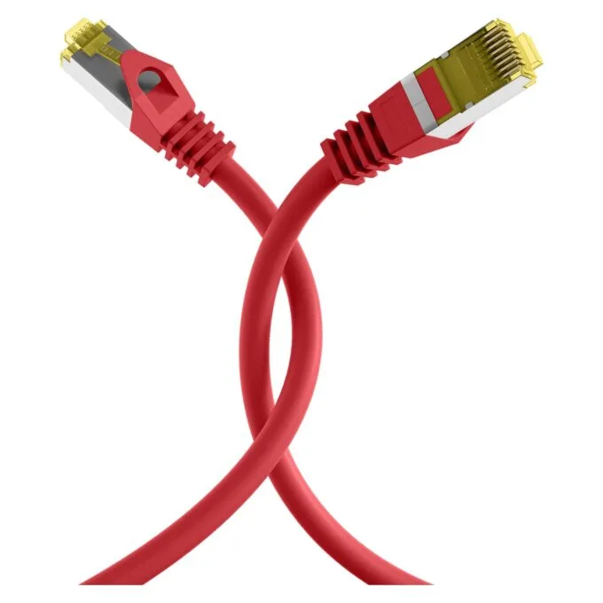 EFB RJ45 Patchkabel Cat.6A S FTP LSZH Cat.7 Rohkabel rot — image 4