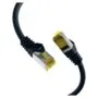 EFB RJ45 Patchkabel Cat.6A S FTP LSZH Cat.7 Rohkabel schwarz