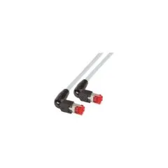 EFB RJ45 Patchkabel Cat.6A S FTP LSZH Draka UC900 TM21 2x90 grau 10m