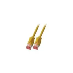 EFB RJ45 Patchkabel Cat.6A S FTP LSZH Dtwyler 7702 TM21 gelb 1,5m