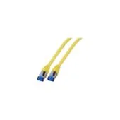 EFB RJ45 Patchkabel Cat.6A S FTP TPE Cat.7 Rohkabel superflex gelb 30m