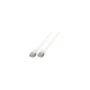EFB RJ45 Patchkabel Cat.6A U FTP TPE 4mm ultraflex wei 0,25m